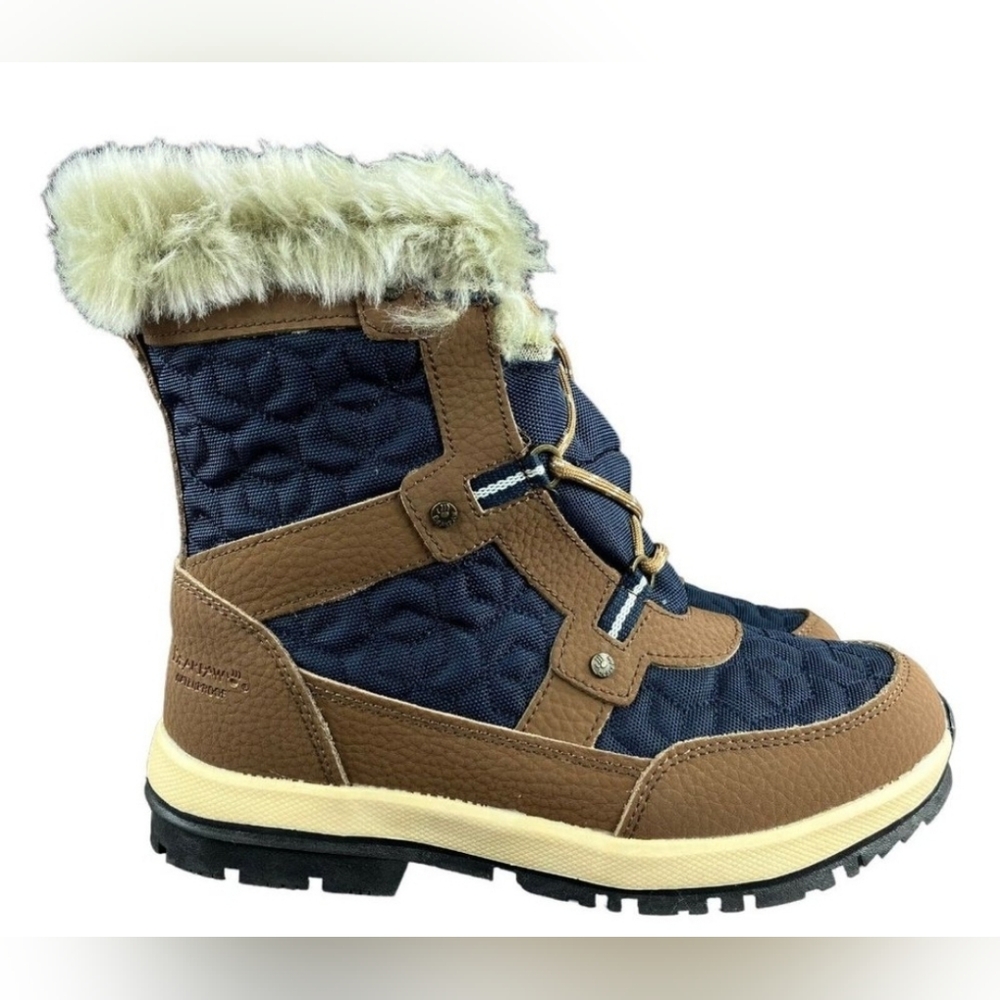 New Bearpaw Wool blend Casual Boots Marina 6" Shaft Faux Fur Waterproof Size 6 - Picture 3 of 7